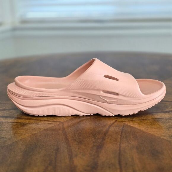 Hoka Ora Recovery Slide 3 Sandals Men's 10 Sandstone Beige Tan Clifton Bondi New - Picture 8 of 14